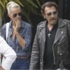 Exclusif - Johnny Hallyday et sa femme Laeticia Hallyday à Los Angeles le 12 septembre 2016.
