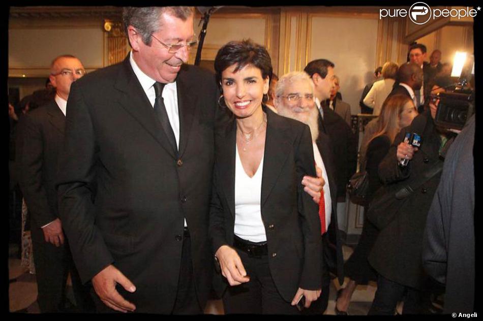 Rachida Dati et Patrick Balkany au dîner du Crif. 02/03/09 ...