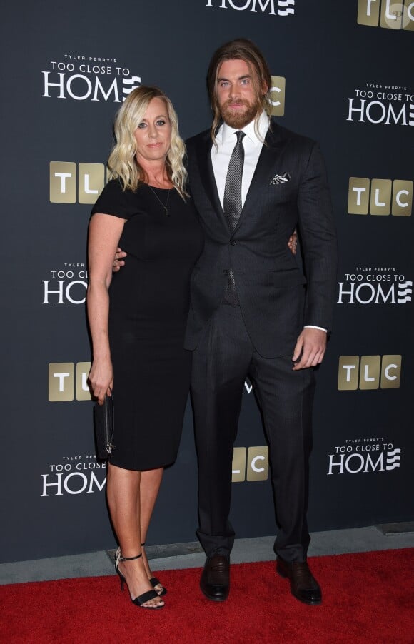 Brock O'Hurn et son épouse Paige O'Hurn à Los Angeles. Août 2016.