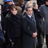 Carla Bruni Sarkozy et son mari Nicolas Sarkozy lors de la cérémonie d'hommage national à Jean d'Ormesson à l'hôtel des Invalides à Paris le 8 décembre 2017. © Giancarlo Gorassini / Bestimage