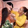 Rihanna assiste à un événement de la marque FentyBeauty. 2017.