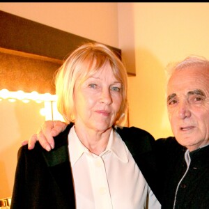 Exclu - Charles et Aznavour et son épouse Ulla au Palais des Congrès à Paris, en 2007