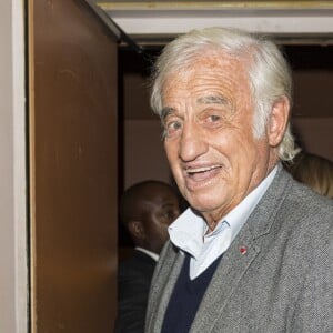 Semi-Exclusif - Jean-Paul Belmondo à la 3e Edition des "Trophées du Bien-Etre" au théâtre des Mathurins à Paris, le 18 septembre 2017. © Pierre Perusseau/Bestimage