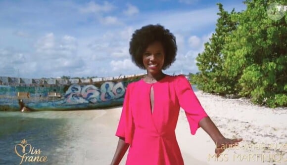 Miss Martinique : Laura-Anaïs Abidal - Concours Miss France 2018. Sur TF1, le 16 décembre 2017.