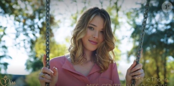 Miss Centre – Val de Loire : Marie Thorin - Concours Miss France 2018. Sur TF1, le 16 décembre 2017.