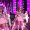 Les Miss en tenue de fête de la musique - Concours Miss France 2018. Sur TF1, le 16 décembre 2017.