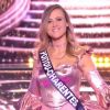 Miss Poitou-Charentes : Ophélie Forgit en tenue de fête de la musique - Concours Miss France 2018. Sur TF1, le 16 décembre 2017.