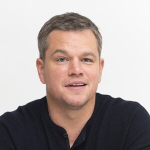 Matt Damon lors d'une conférence de presse à l'hôtel Four Seasons à Beverly Hills, le 21 octobre 2017.