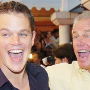 Matt Damon et son père à Deauville en 2004.