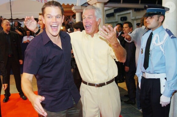 Matt Damon et son père à Deauville en 2004.
