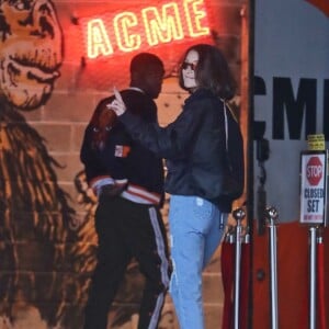 Bella Hadid en séance photo à l'ACME Studio à Brooklyn. New York, le 11 décembre 2017.