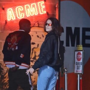 Bella Hadid en séance photo à l'ACME Studio à Brooklyn. New York, le 11 décembre 2017.