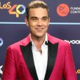 Robbie Williams au photocall des 40èmes Music Awards à Barcelone, le 1er décembre 2016.