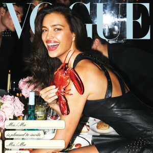 Irina Shayk en couverture du magazine Vogue Italia. Photo par Mert et Marcus.