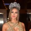 Iris Mittenaere, Miss Univers 2016, Miss France 2016 à la réception "Miss Diva 2017" à Bombay, Inde le 11 octobre 2017.