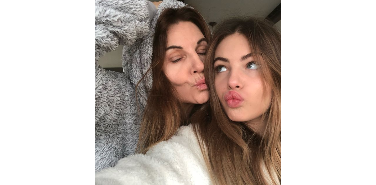 Photo Véronika Loubry et Thylane Blondeau sur une photo publiée sur Instagram le décembre