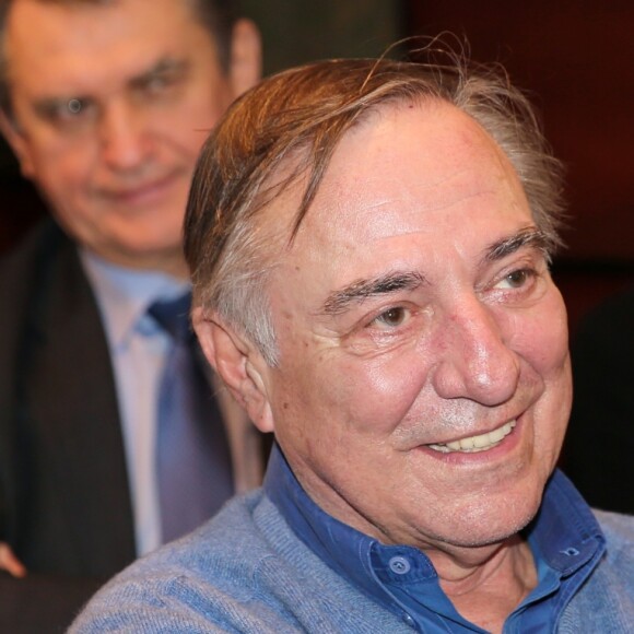 Exclusif - Allain Bougrain-Dubourg - Mylène Demongeot a été décorée du titre de chevalier de la Légion d'honneur par l'éthologue Boris Cyrulnik à Paris. Le 15 décembre 2017 © Daniel Angeli - Stéphane Mulys / Bestimage
