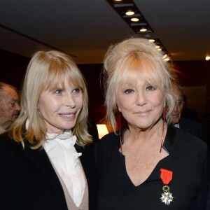 Exclusif - Candice Patou et Robert Hossein - Mylène Demongeot a été décorée du titre de chevalier de la Légion d'honneur par l'éthologue Boris Cyrulnik à Paris. Le 15 décembre 2017 © Daniel Angeli - Stéphane Mulys / Bestimage