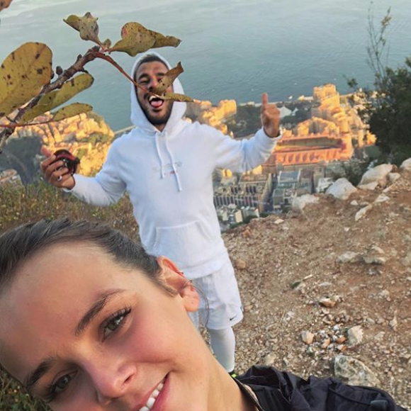 Pauline Ducruet et Maxime Giaccardi à Monaco en novembre 2017, photo Instagram