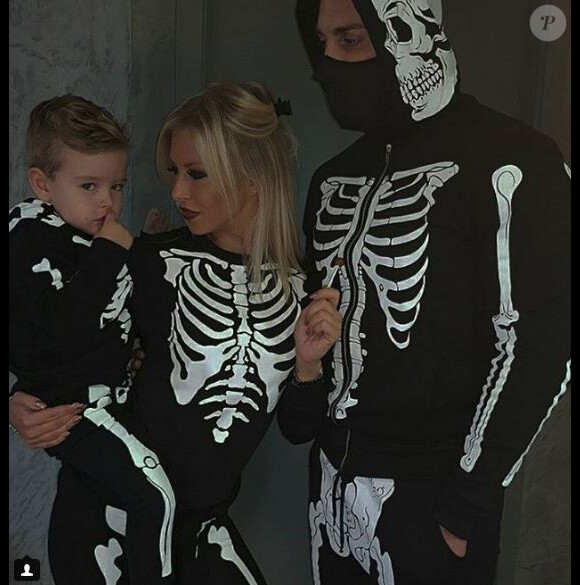 Stéphanie Clerbois et son fils Lyam - Instagram, octobre 2017