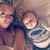 Stéphanie Clerbois et son fils Lyam sur Instagram, avril 2015