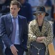 Exclusif - Nicky Hilton Rothschild se balade avec son mari James Rothschild dans le quartier de Manhattan à New York. Le 14 avril 2017