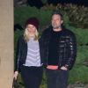 Ben Affleck et sa compagne Lindsay Shookus à Malibu le 26 décembre 2017.