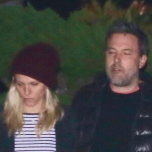 Ben Affleck et sa compagne Lindsay Shookus à Malibu le 26 décembre 2017.