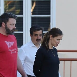 Ben Affleck et Jennifer Garner sont allés ensemble à une réunion de parents d'élèves à Los Angeles, le 23 octobre 2017