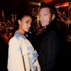 Vincent Cassel et sa compagne Tina Kunakey - La maison Messika fête les 10 ans de sa collection "iconique Move" et le lancement d'une collection capsule avec sa nouvelle égérie Gigi Hadid à l'hôtel Salomon de Rothschild. Paris, le 27 septembre 2017. © Rachid Bellak / Bestimage