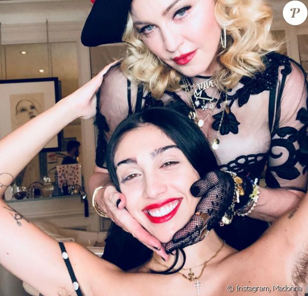 Madonna et sa fille Lourdes à New York, le 31 décembre 2017.