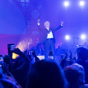 Exclusif - Michel Sardou en concert à la Seine Musicale le 26 décembre 2017 à Boulogne-Billancourt. L'artiste y chantera jusqu'au 7 janvier 2018 avant de partir en tournée dans toute la France et de clore l'aventure par deux ultimes concerts à la Seine Musicale les 23 et 24 mars. © Pierre Perusseau / Bestimage 