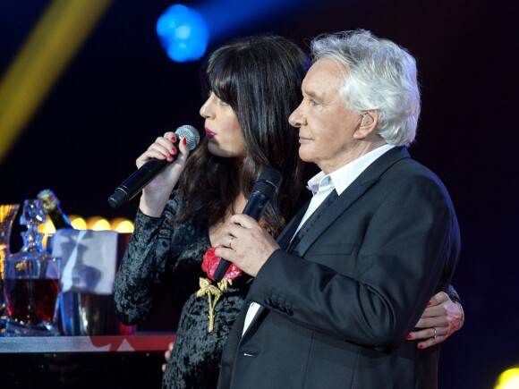 Exclusif - Nolwenn Leroy et Michel Sardou - Enregistrement de l'émission "Dernier Show" de Michel Sardou, qui sera diffusée le 21 octobre en prime time sur France 2, depuis le Palais des Sports à Paris, le 12 septembre 2017.  © Pierre Perusseau / Bestimage