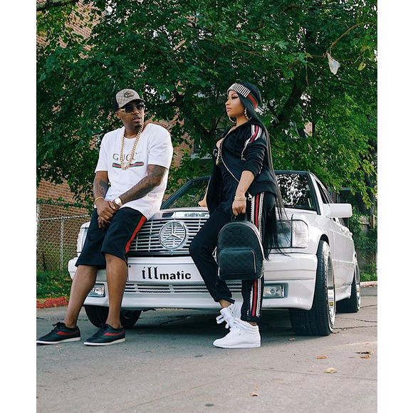 Nas et Nicki Minaj. Septembre 2017.