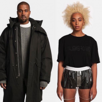 Kanye West, Solange Knowles : Mannequins pour Helmut Lang