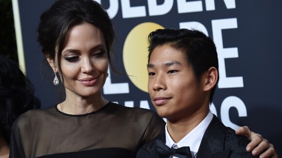 Angelina Jolie brille sans Brad mais avec Pax... devant Jennifer Aniston
