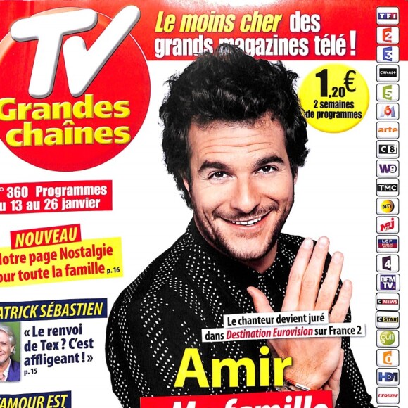 TV Grandes Chaînes, en kiosques le 8 janvier 2018.