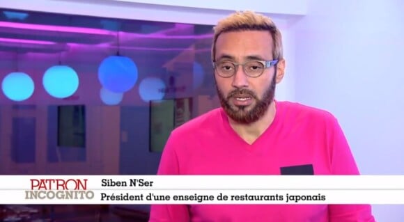 Siben N'Ser, patron des restaurants "Planet Sushi", s'est prêté au jeu de "Patron Incognito" sur M6 mardi 9 janvier 2018.