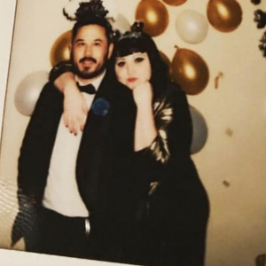 Beth Ditto et son amoureux Teddy Kwo, le 31 décembre 2017.