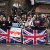 Le prince Harry et Meghan Markle arrivent à la station de radio Reprezent dans le quartier de Brixton à Londres le 9 janvier 2018.