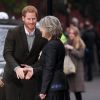 Le prince Harry et Meghan Markle arrivent à la station de radio Reprezent dans le quartier de Brixton à Londres le 9 janvier 2018.