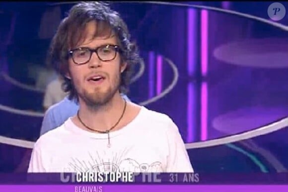 Christophe dans "Nouvelle Star", 2008
