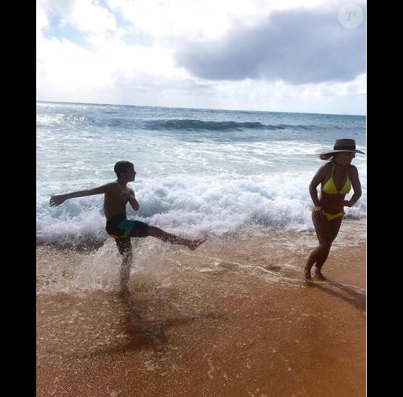 Britney Spears en vacances à Hawaï avec ses fils. Janvier 2018