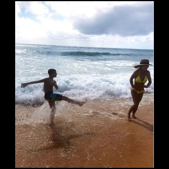 Britney Spears en vacances à Hawaï avec ses fils. Janvier 2018