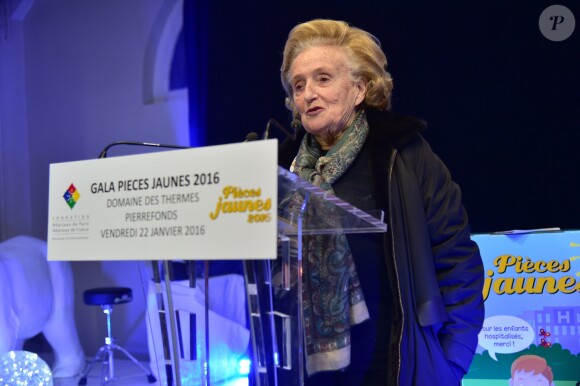 Bernadette Chirac - 27ème édition de l'opération Pièces Jaunes au Domaine Des Thermes à Pierrefonds le 22 janvier 2016. © Giancarlo Gorassini/Bestimage