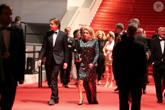 Benjamin Biolay et Catherine Deneuve - 67e Festival de Cannes, le 21 mai 2014.