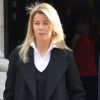 Valérie Hortefeux et son mari Brice Hortefeux - Sorties de obsèques de Jean-Noël Tassez, le compagnon de Charlotte Rampling, au crématorium du cimetière du Père-Lachaise à Paris, le 9 octobre 2015.