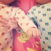 Charlotte Gaccio publie une photo de ses jumeaux Zoé et Roméo sur Instagram le 14 novembre 2017.