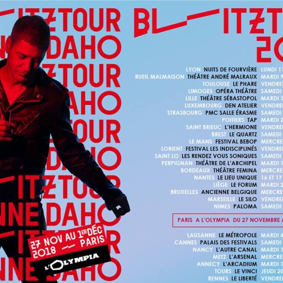 Etienne Daho - Blitz Tour 2018.