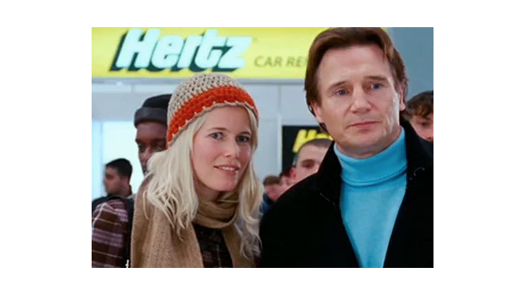 Love Actually : Claudia Schiffer a refusé d'embrasser Liam Neeson